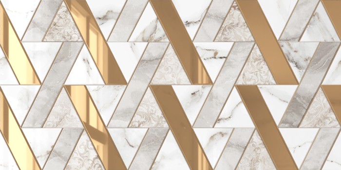 Πλακάκι Wall Tiles IJ 25x50 DELPHI ART WHITE DECOR 4860