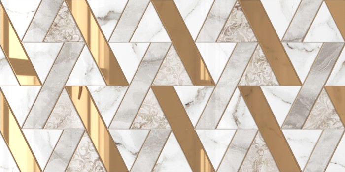 Πλακάκι Wall Tiles IJ 25x50 DELPHI ART WHITE DECOR 4860 - Image 2