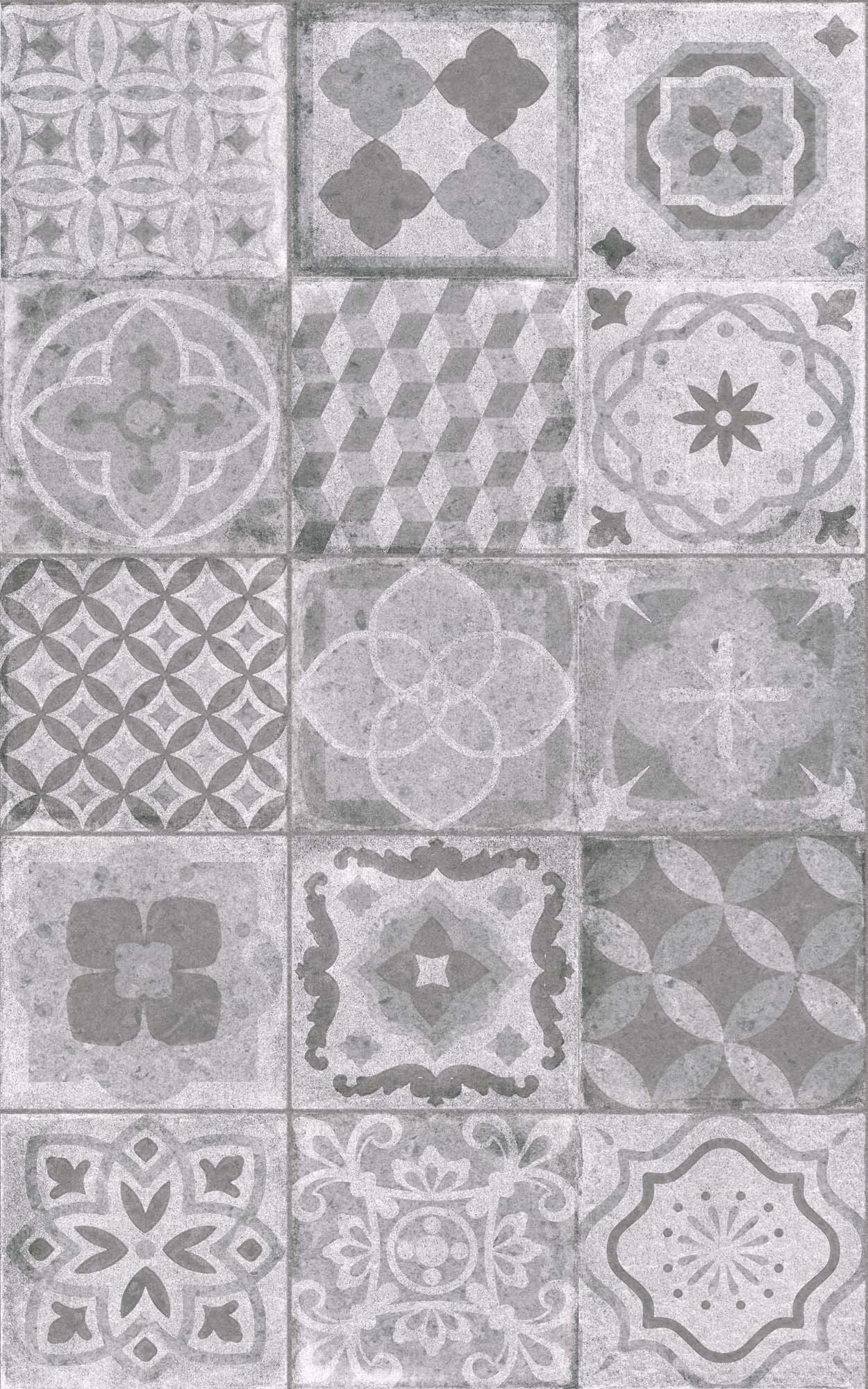Πλακάκι Wall Tiles 25x40 ABITARE LIGHT GREY DECOR 5977